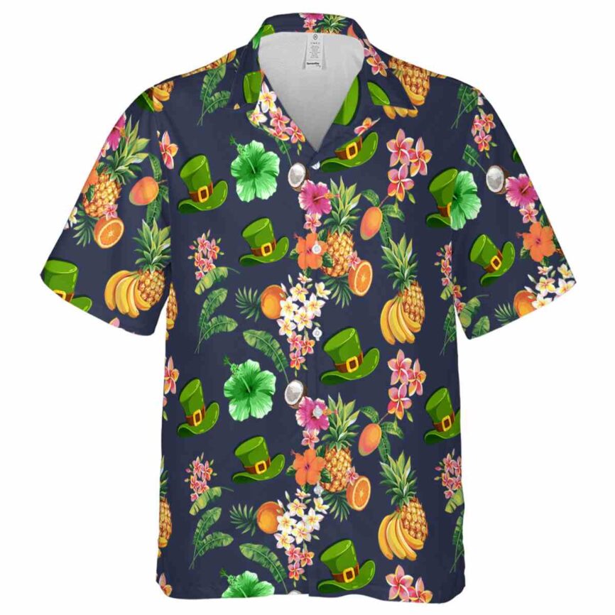 St Patricks Day Fruit Pattern Hawaiian Shirt Fashion forward