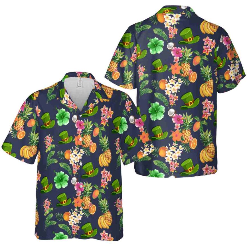 St Patricks Day Fruit Pattern Hawaiian Shirt Premium grade