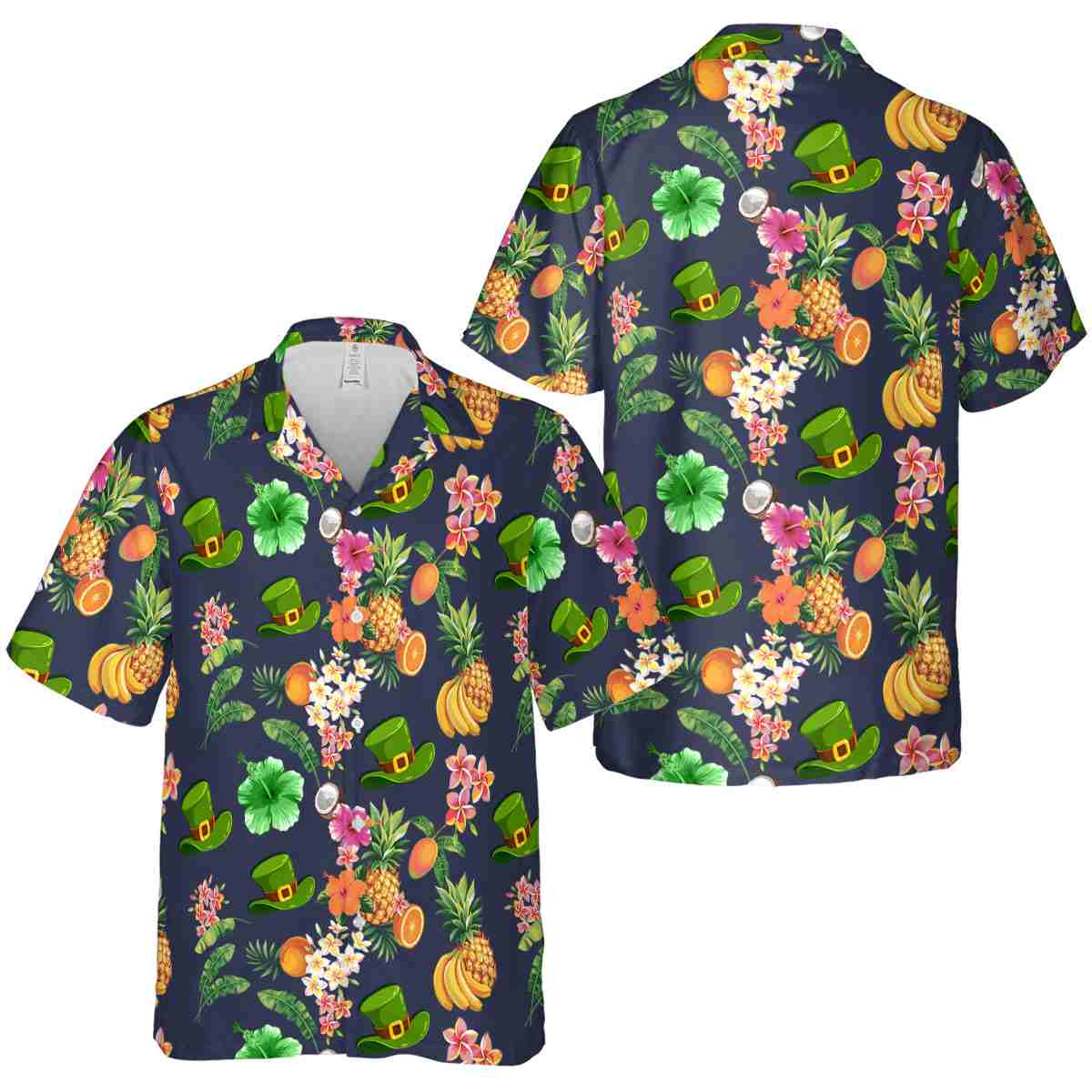 St Patricks Day Fruit Pattern Hawaiian Shirt Premium grade St Patricks Day Fruit Pattern Hawaiian Shirt Premium grade