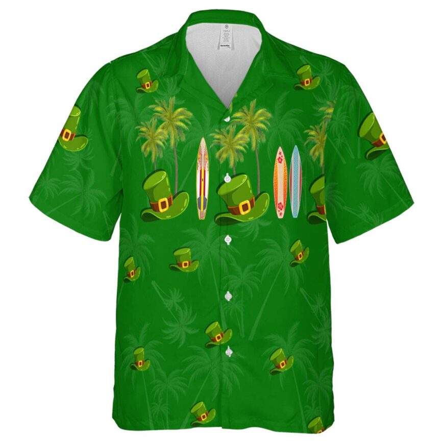 St Patricks Day Island Theme Hawaiian Shirt Fashion forward