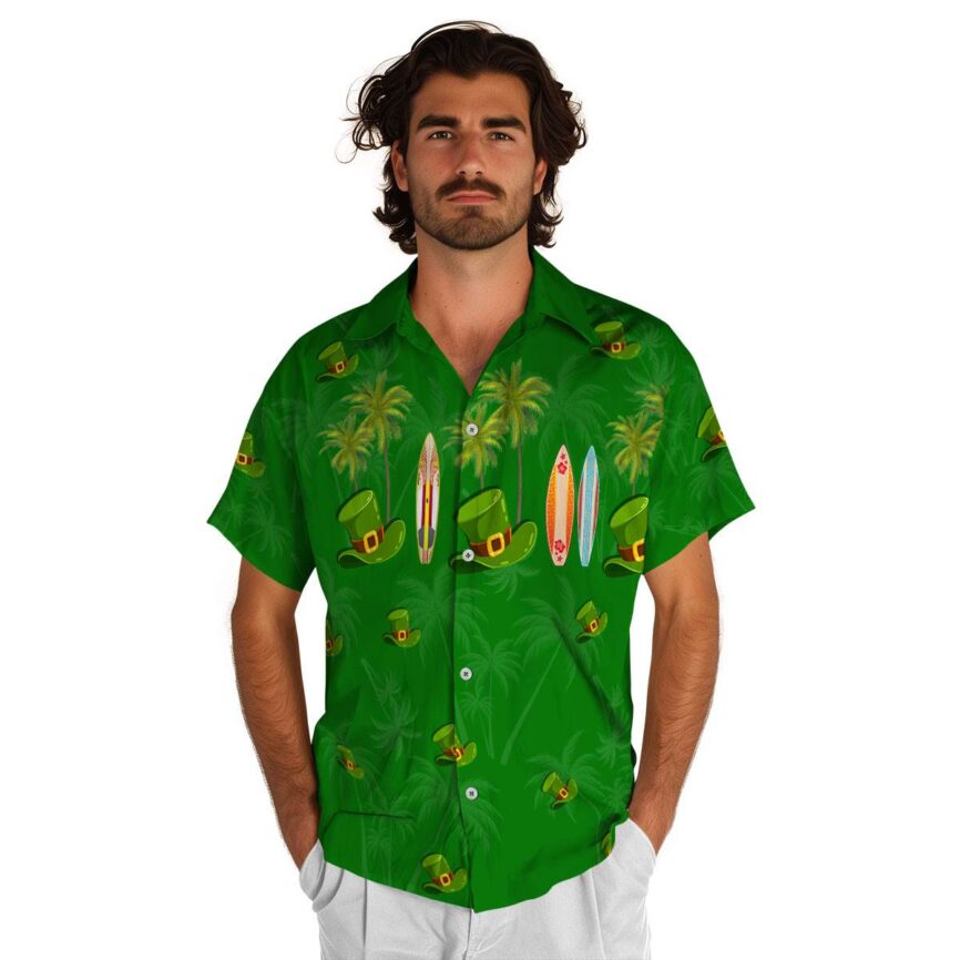 St Patricks Day Island Theme Hawaiian Shirt New Arrival