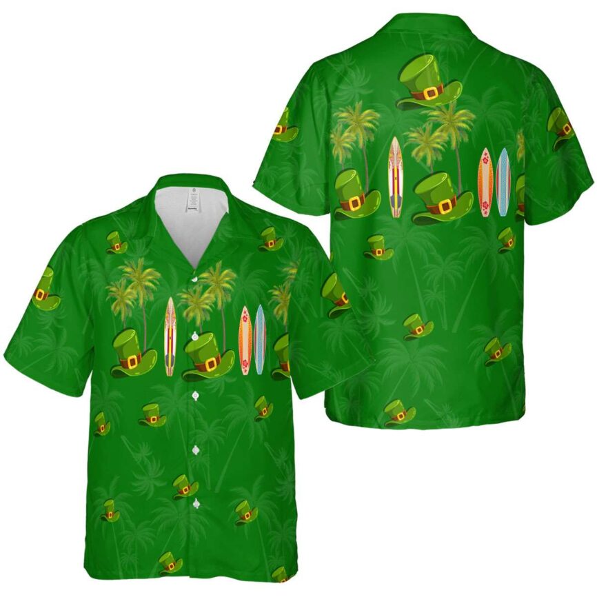 St Patricks Day Island Theme Hawaiian Shirt Premium grade
