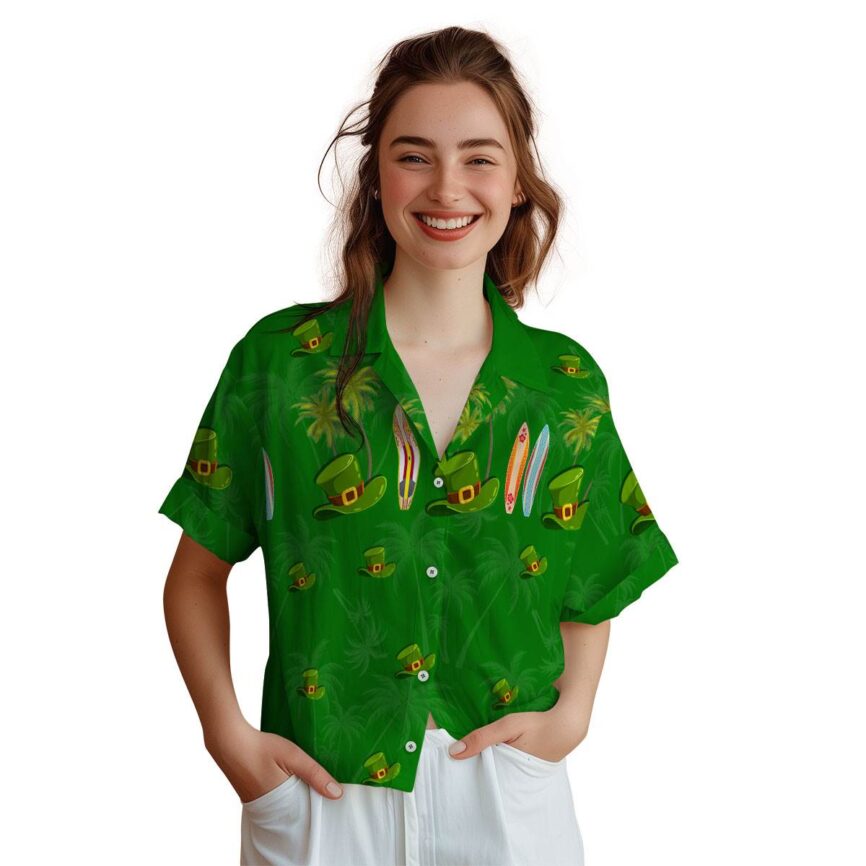 St Patricks Day Island Theme Hawaiian Shirt Top rated