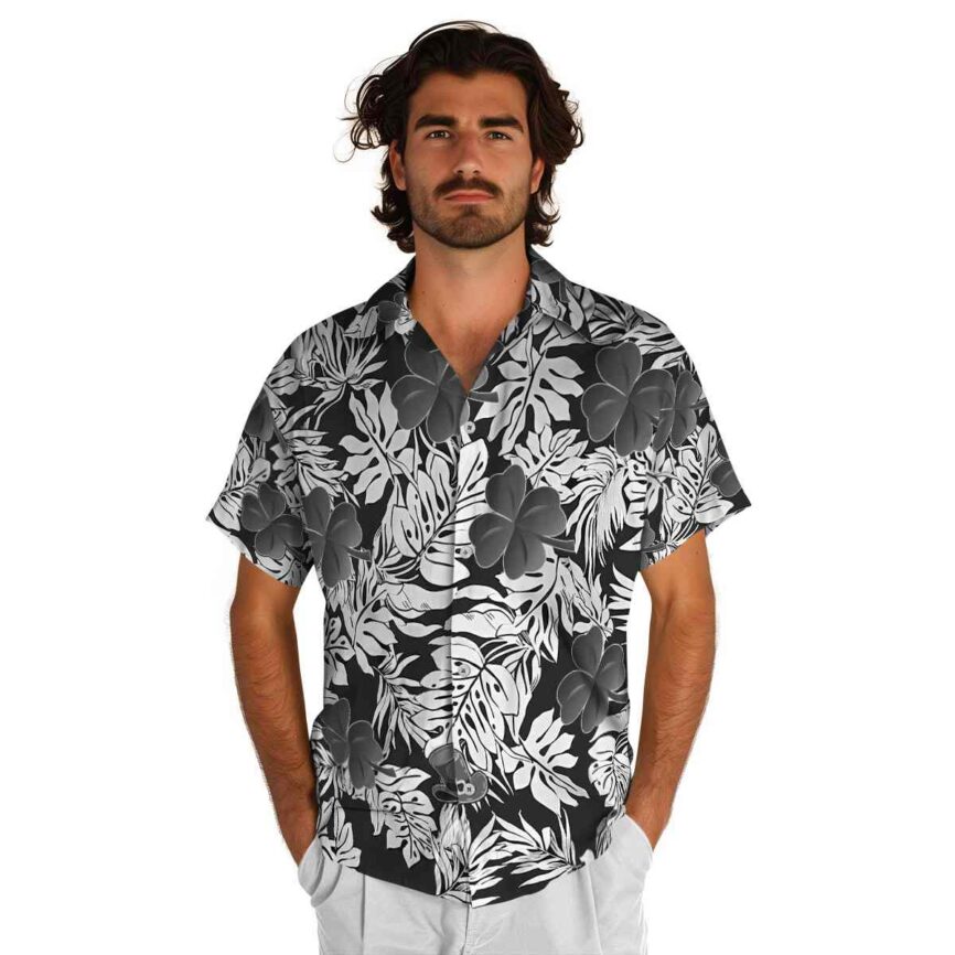 St Patricks Day Monstera Foliage Hawaiian Shirt New Arrival