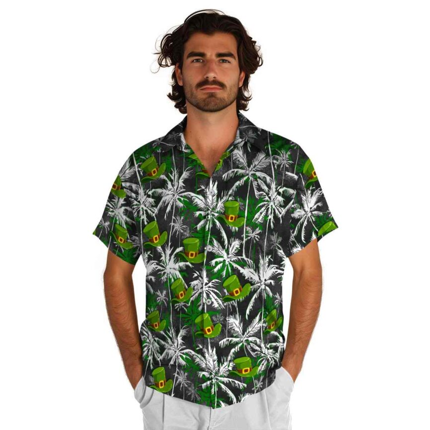 St Patricks Day Palm Themed Hawaiian Shirt New Arrival