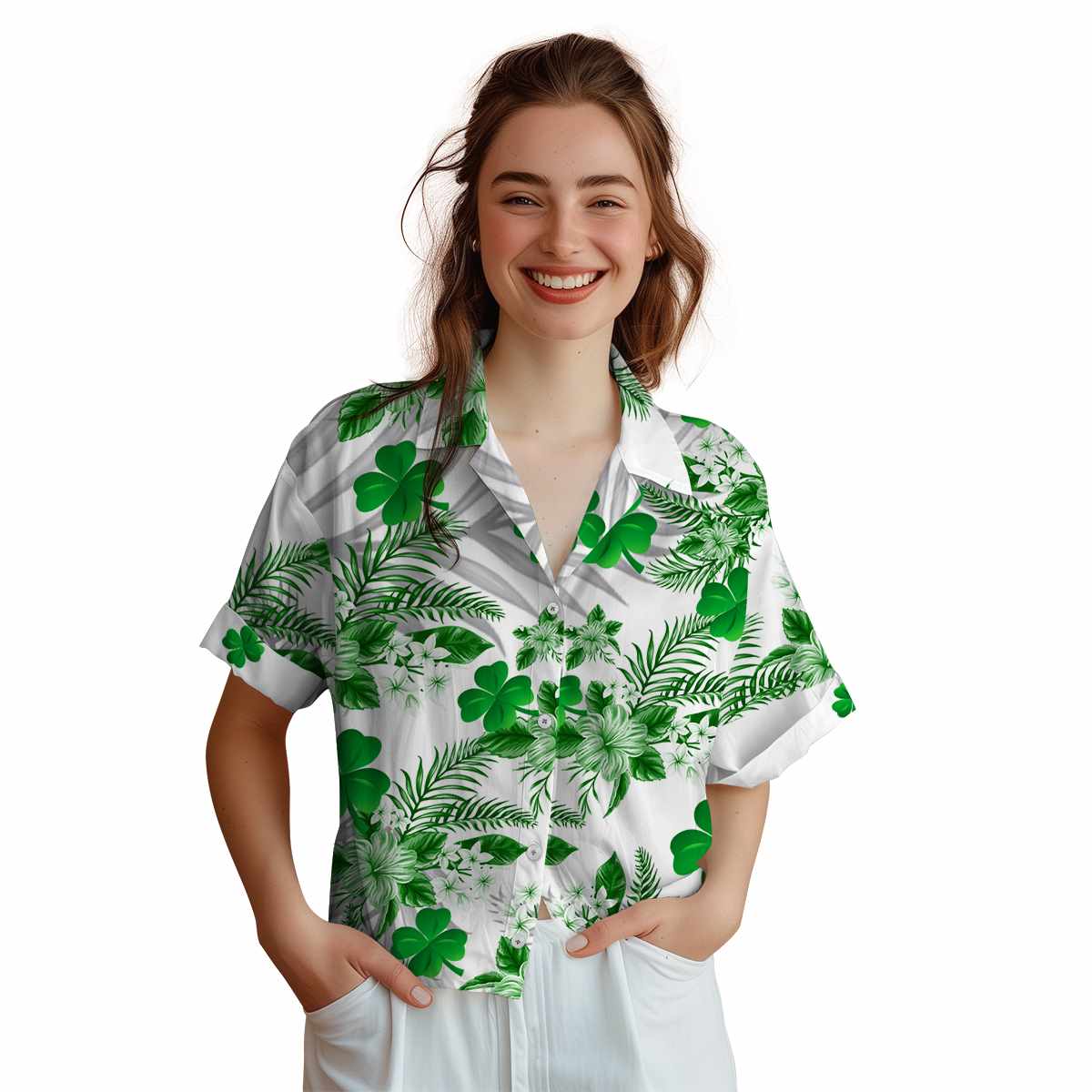 St Patricks Day Tropical Blossom Hawaiian Shirt Top rated St Patricks Day Tropical Blossom Hawaiian Shirt Top rated