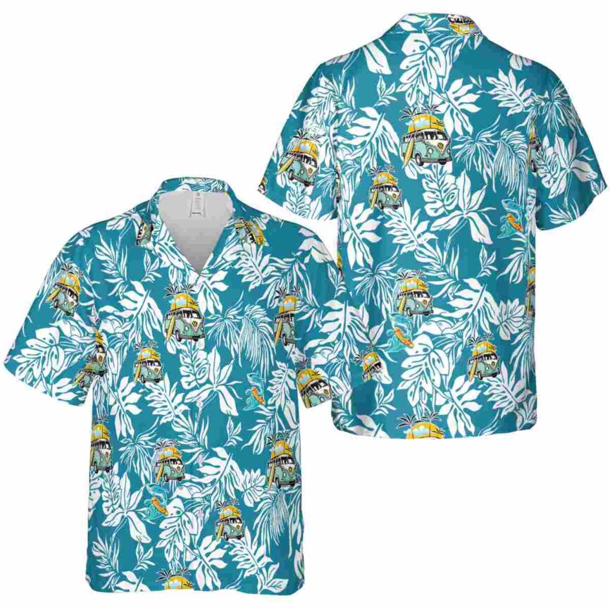 Summer Bold Foliage Hawaiian Shirt Premium grade