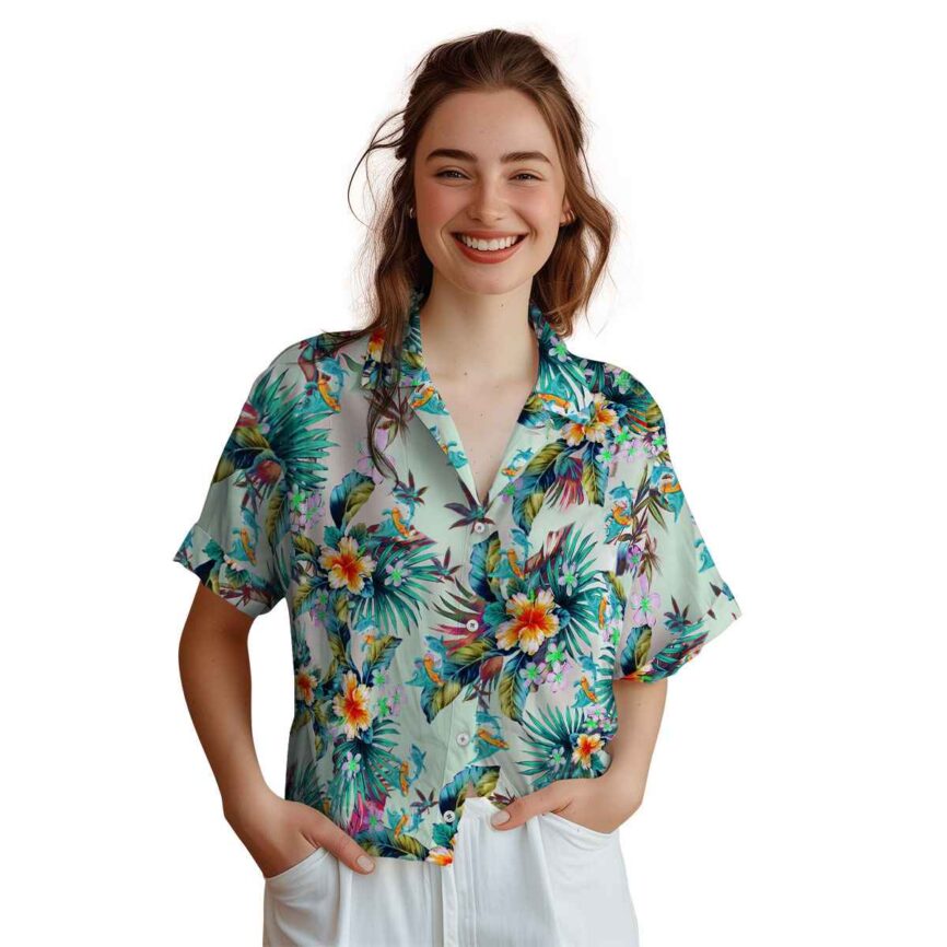 Summer Floral Burst Hawaiian Shirt Top rated