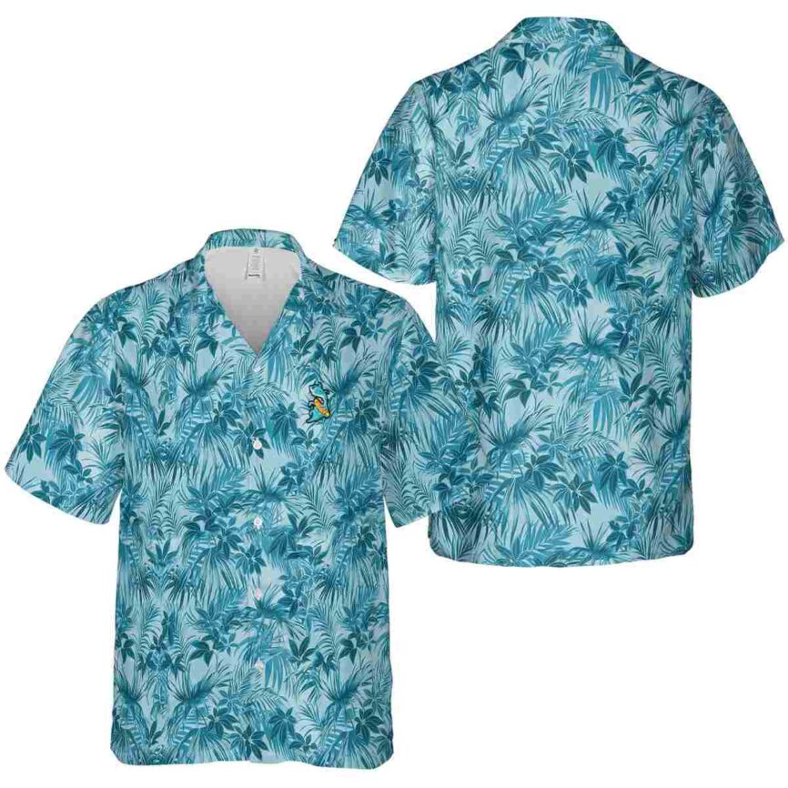 Summer Foliage Print Hawaiian Shirt Premium grade