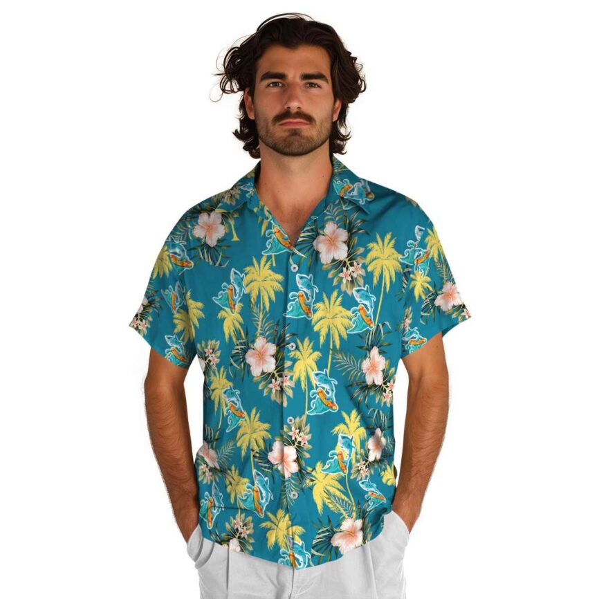 Summer Hibiscus Palm Hawaiian Shirt New Arrival