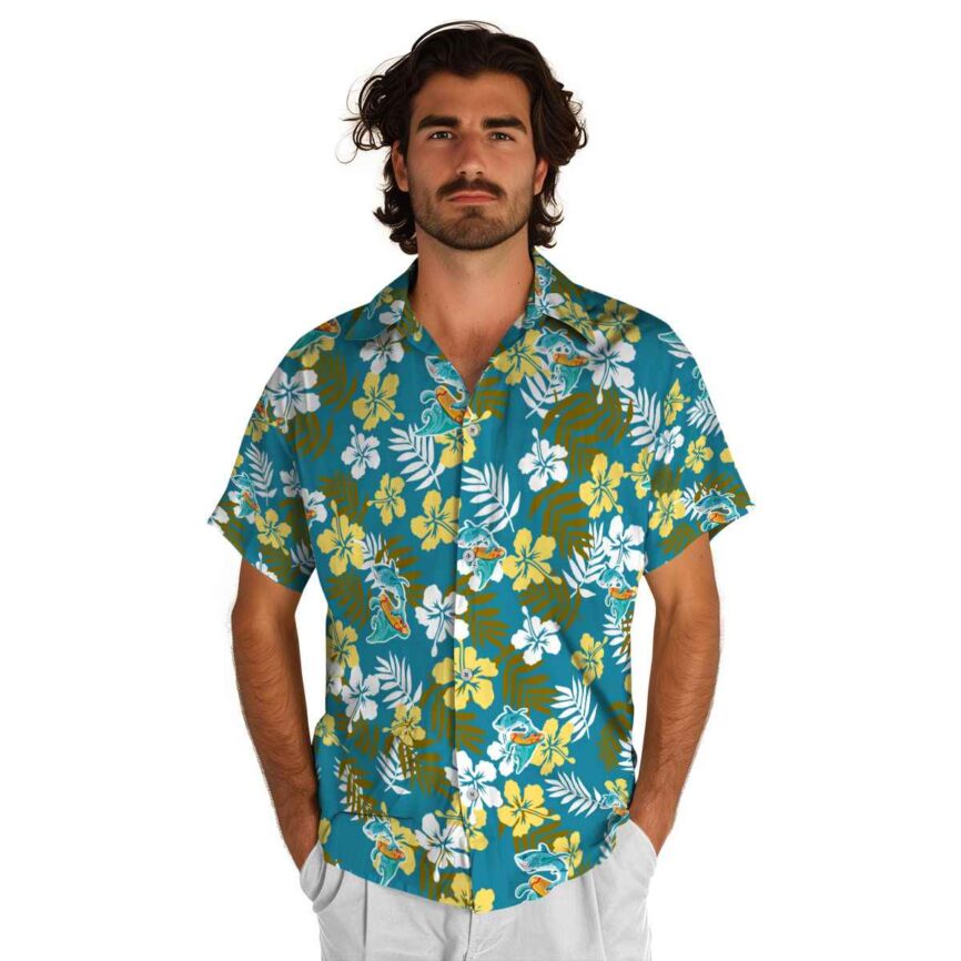 Summer Leafy Hibiscus Hawaiian Shirt New Arrival