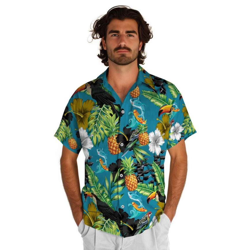 Summer Leafy Toucan Hawaiian Shirt New Arrival