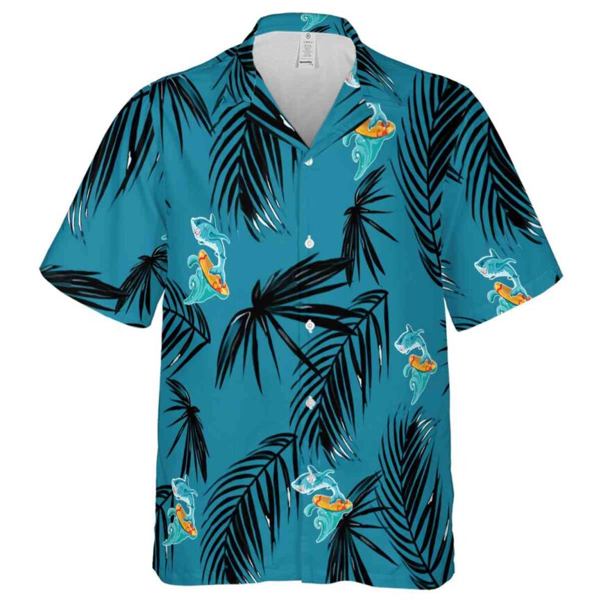 Summer Monochrome Palm Hawaiian Shirt Fashion forward