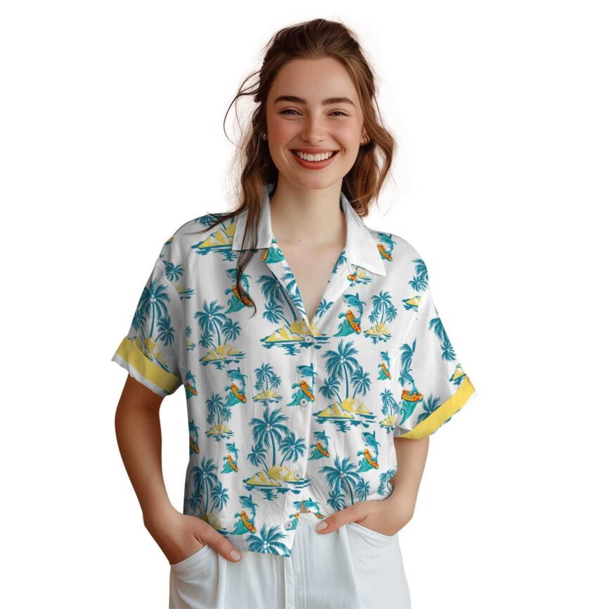 Summer Palm Island Graphic Hawaiian Shirt Top rated
