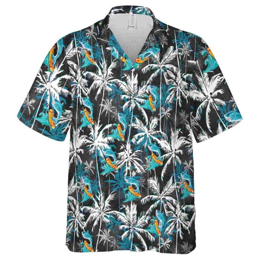 Summer Palm Themed Hawaiian Shirt Fashion forward