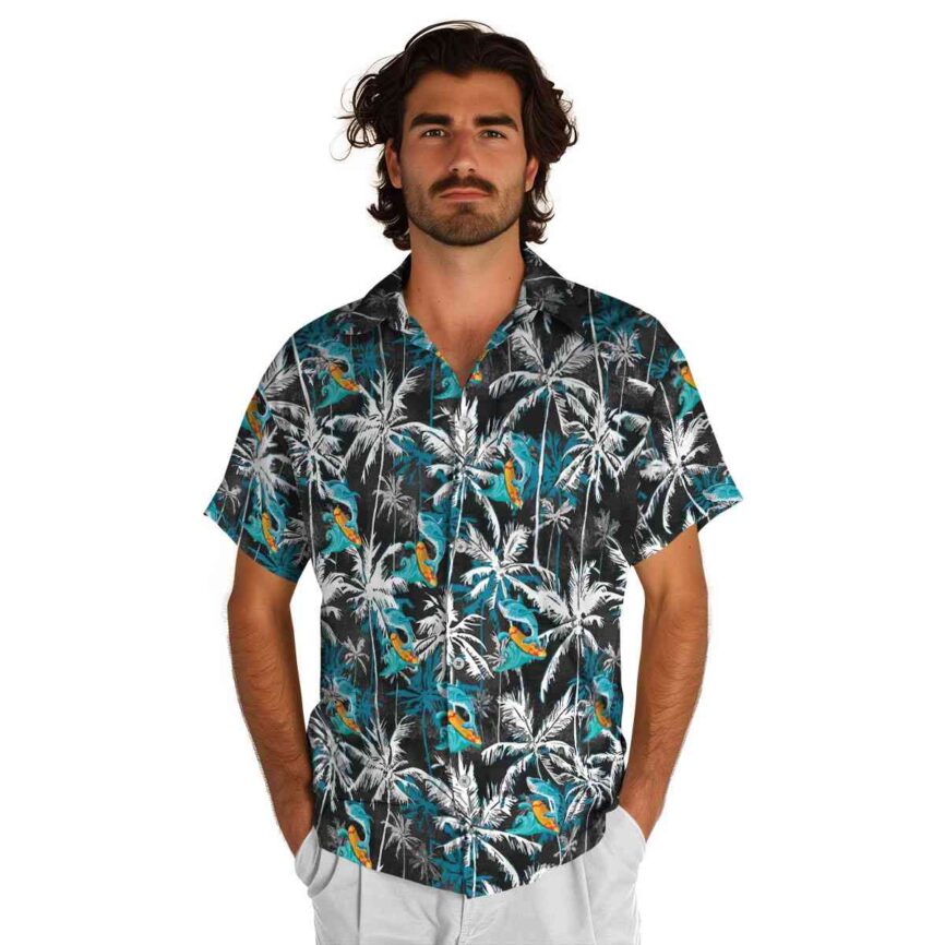 Summer Palm Themed Hawaiian Shirt New Arrival