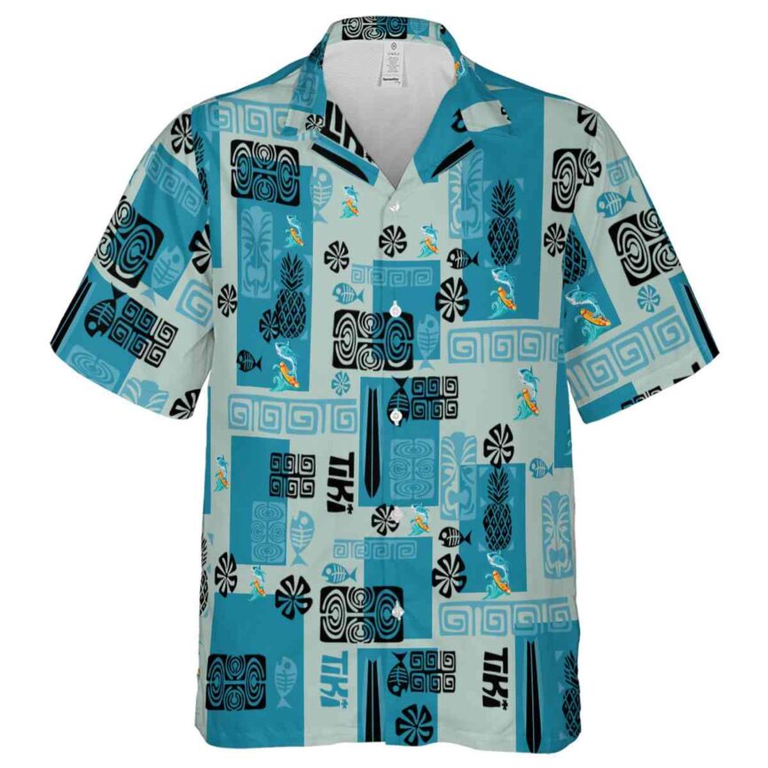 Summer Tiki Motifs Hawaiian Shirt Fashion forward