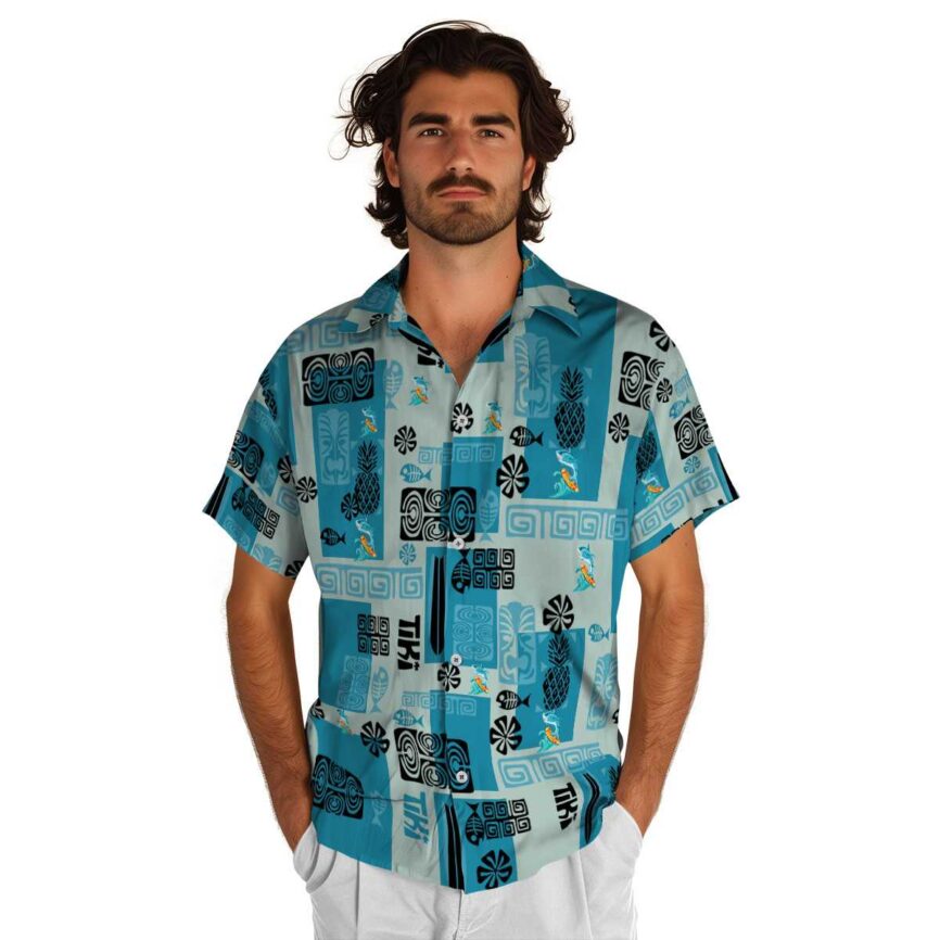 Summer Tiki Motifs Hawaiian Shirt New Arrival