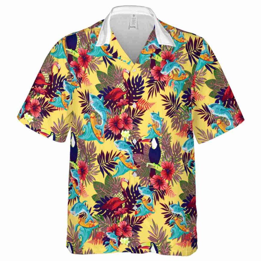 Summer Tropical Bird Hawaiian Shirt Fashion forward