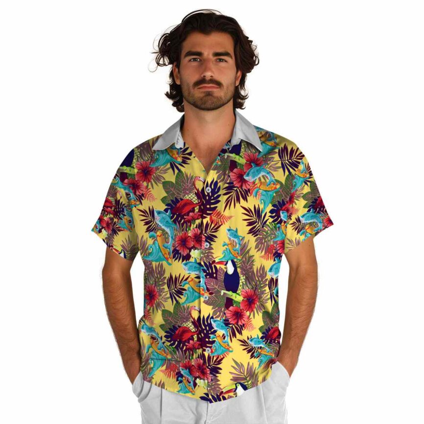 Summer Tropical Bird Hawaiian Shirt New Arrival