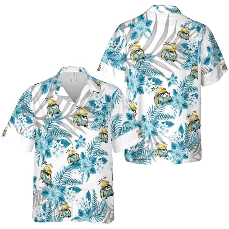 Summer Tropical Blossom Hawaiian Shirt Premium grade