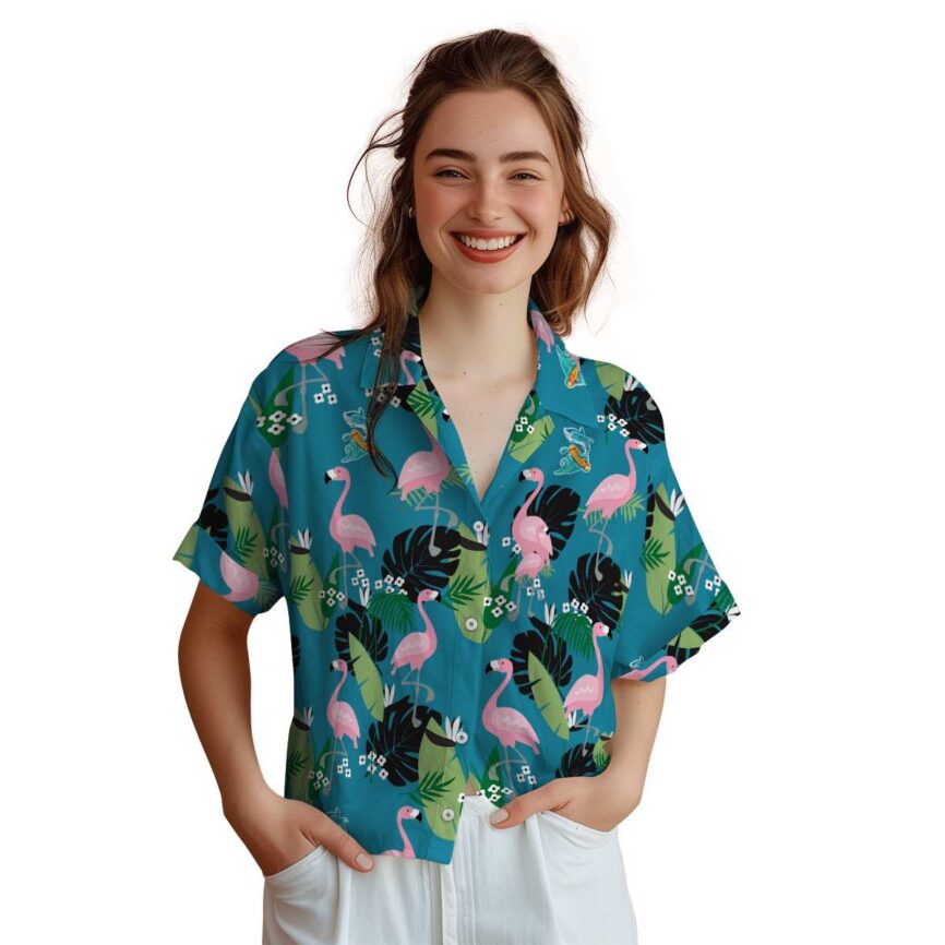 Summer Tropical Flamingo Hawaiian Shirt Top rated