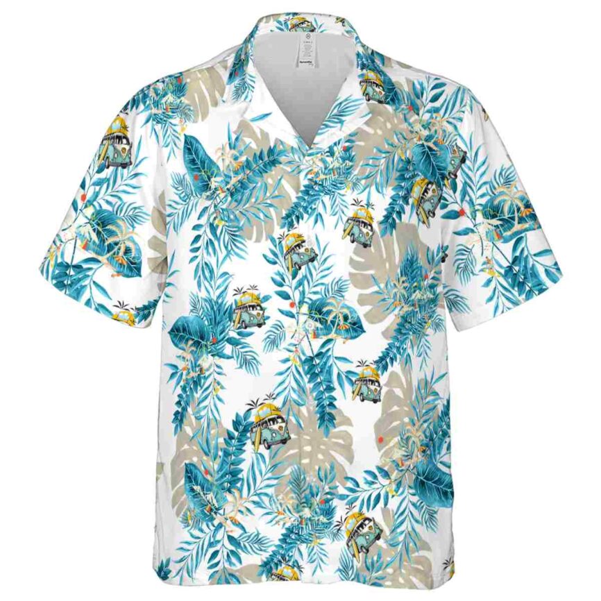Summer Tropical Fronds Hawaiian Shirt Fashion forward