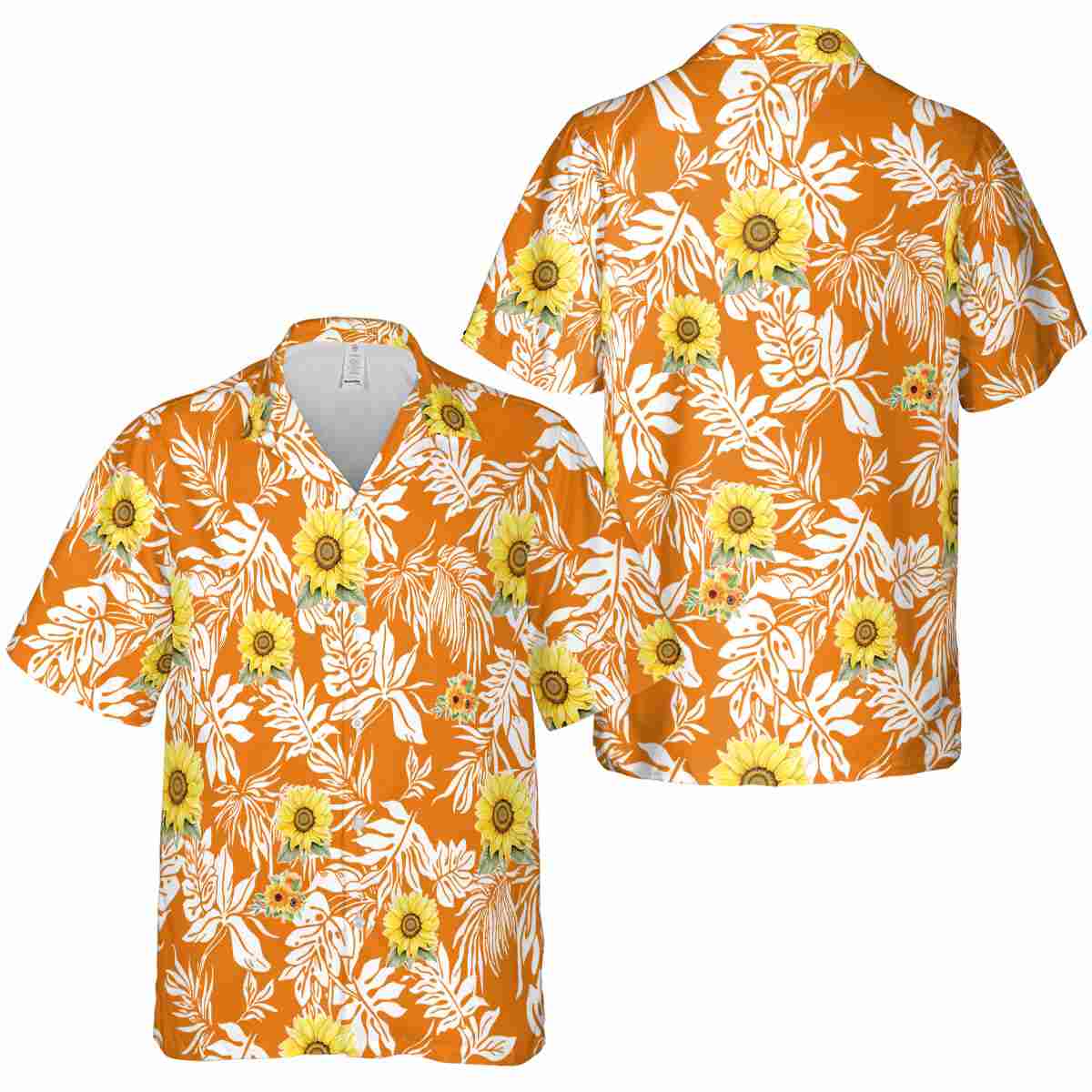 Sunflower Bold Foliage Hawaiian Shirt Premium grade Sunflower Bold Foliage Hawaiian Shirt Premium grade