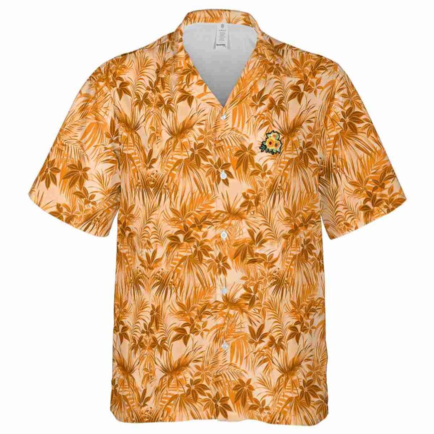 Sunflower Foliage Print Hawaiian Shirt Fashion forward