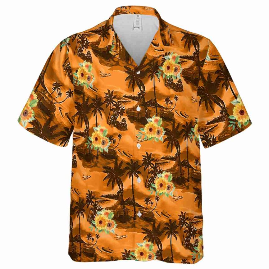 Sunflower Island Beach Hawaiian Shirt Fashion forward