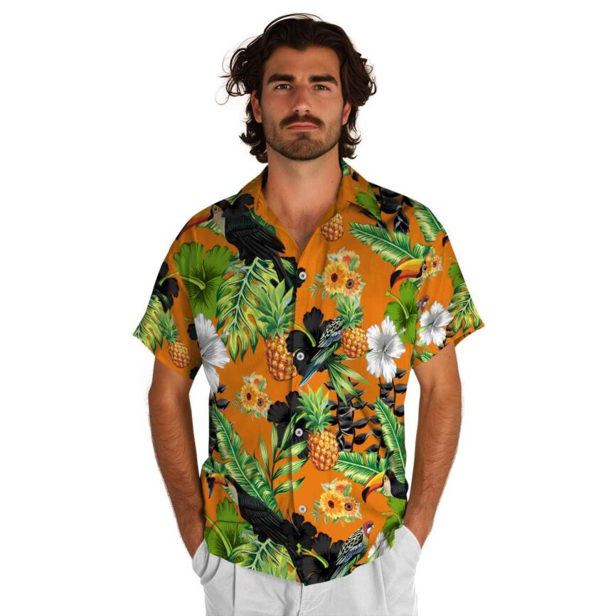 Sunflower Leafy Toucan Hawaiian Shirt New Arrival