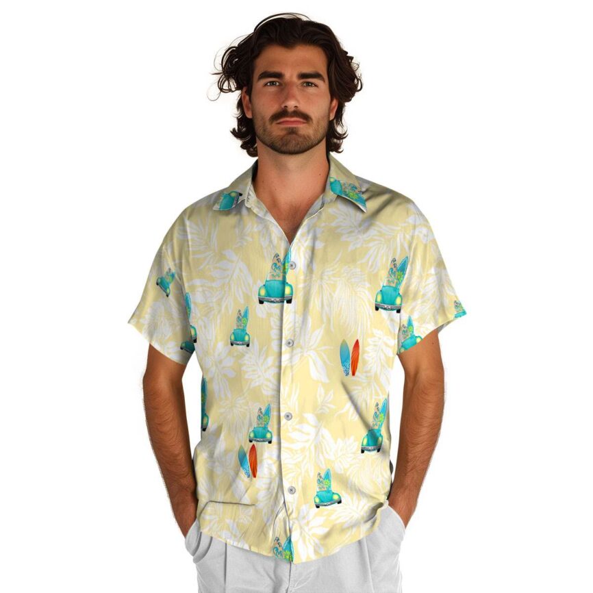 Surf Bold Foliage Hawaiian Shirt New Arrival