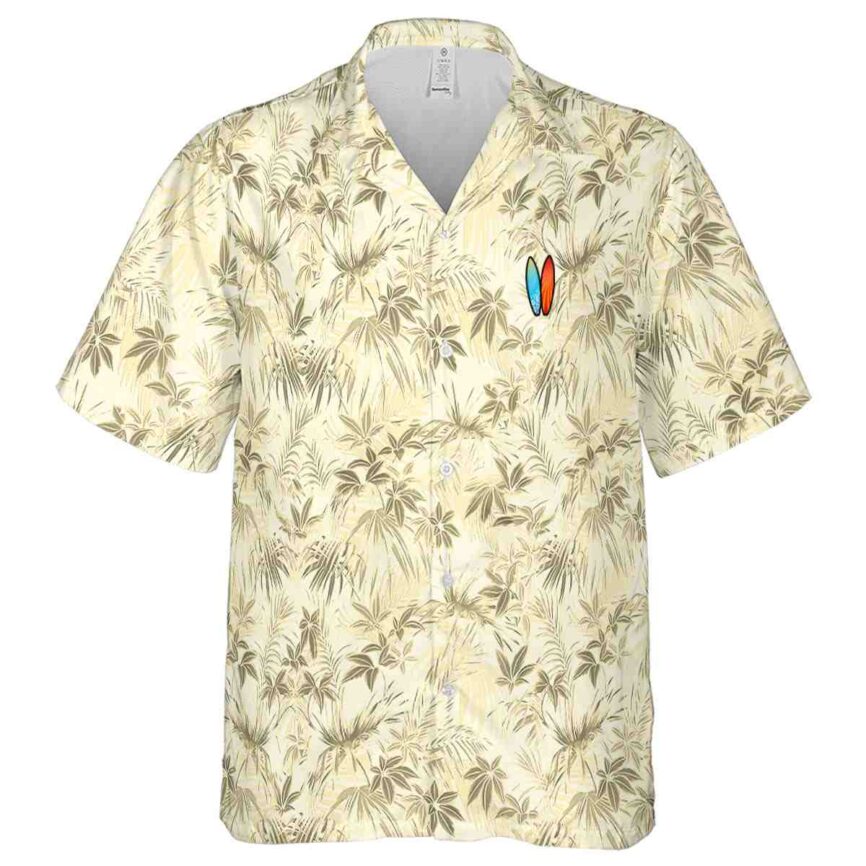 Surf Foliage Print Hawaiian Shirt Fashion forward