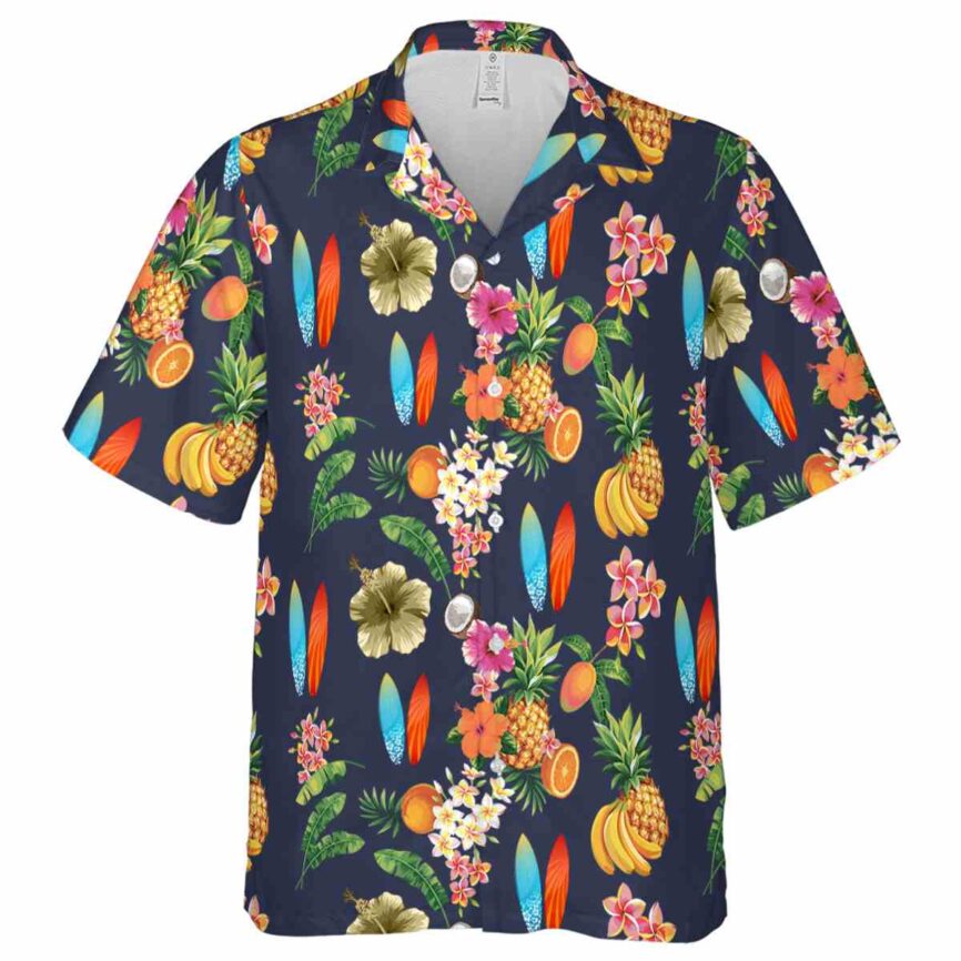 Surf Fruit Pattern Hawaiian Shirt Fashion forward