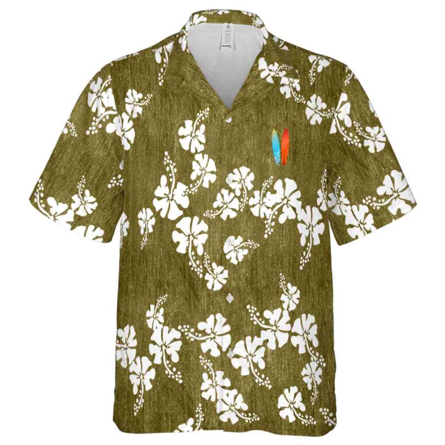 Surf Hibiscus Blossom Hawaiian Shirt Fashion forward