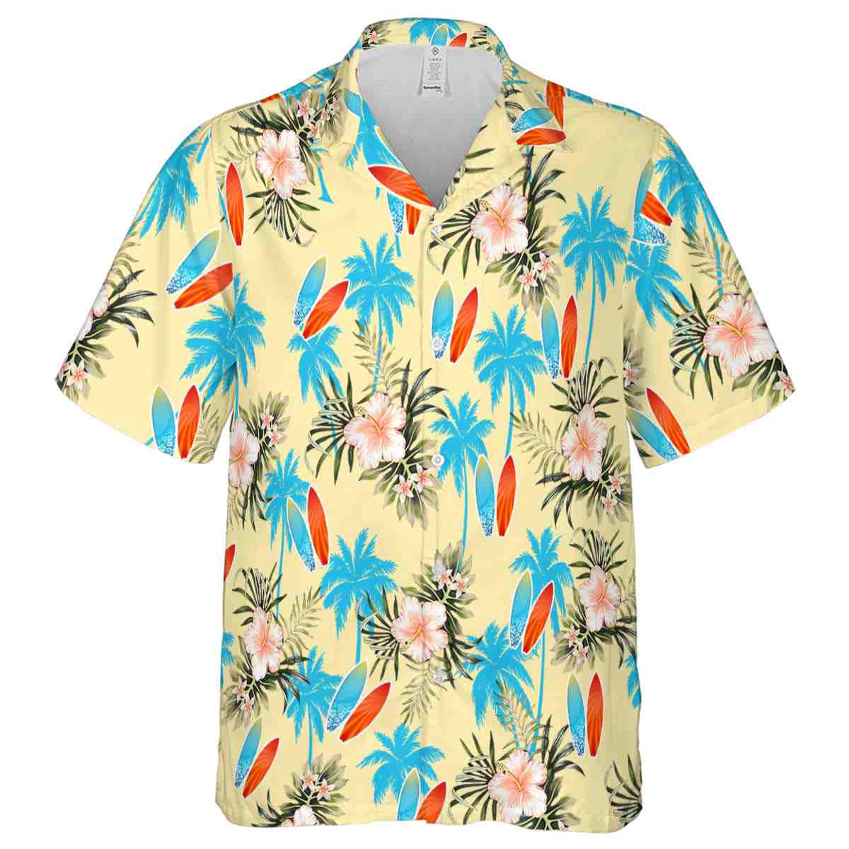 Surf Hibiscus Palm Hawaiian Shirt Fashion forward Surf Hibiscus Palm Hawaiian Shirt Fashion forward