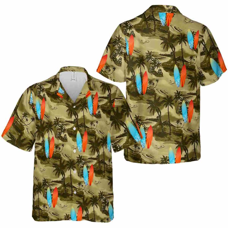 Surf Island Beach Hawaiian Shirt Premium grade