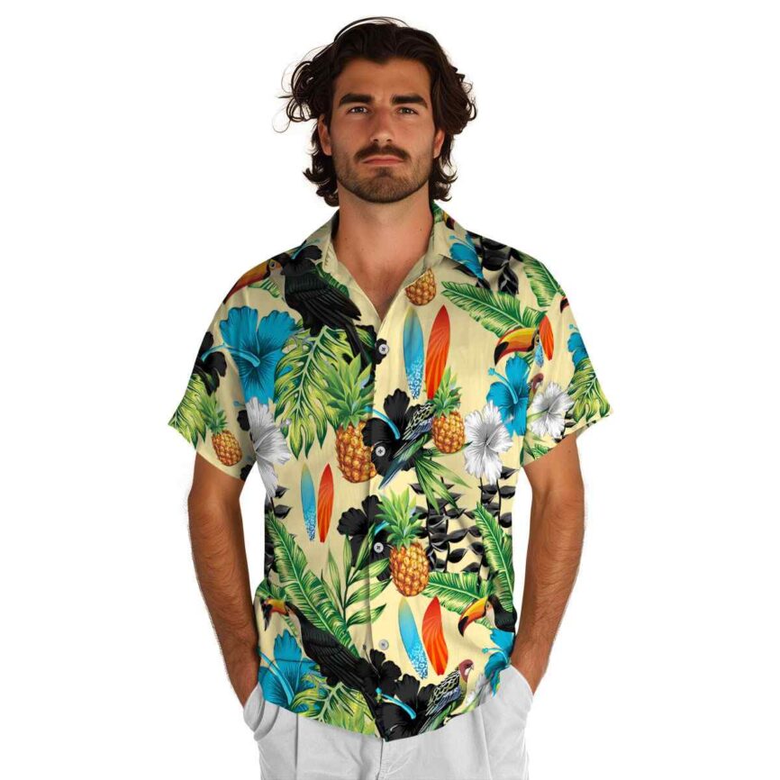 Surf Leafy Toucan Hawaiian Shirt New Arrival