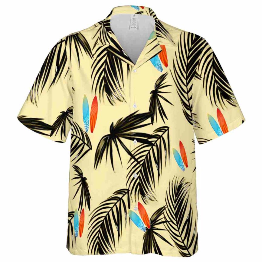 Surf Monochrome Palm Hawaiian Shirt Fashion forward