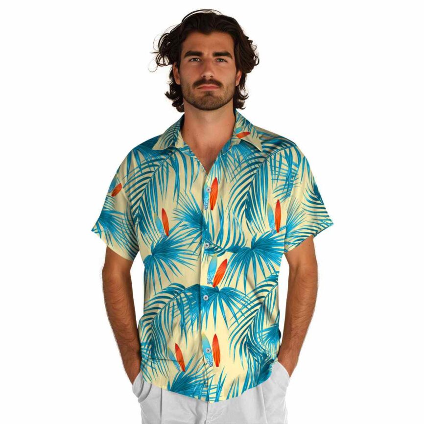 Surf Palm Frond Hawaiian Shirt New Arrival