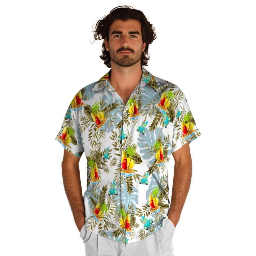 Surf Tropical Fronds Hawaiian Shirt New Arrival