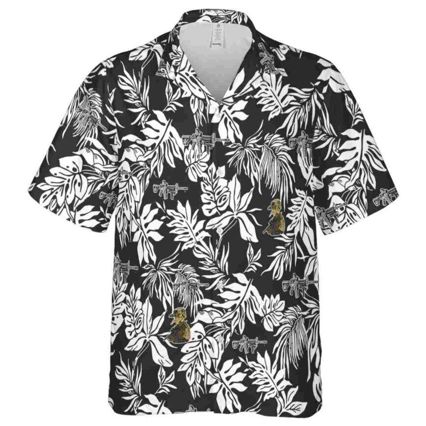 Tactical Bold Foliage Hawaiian Shirt Fashion forward