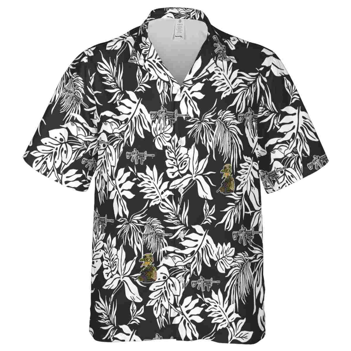 Tactical Bold Foliage Hawaiian Shirt Fashion forward Tactical Bold Foliage Hawaiian Shirt Fashion forward
