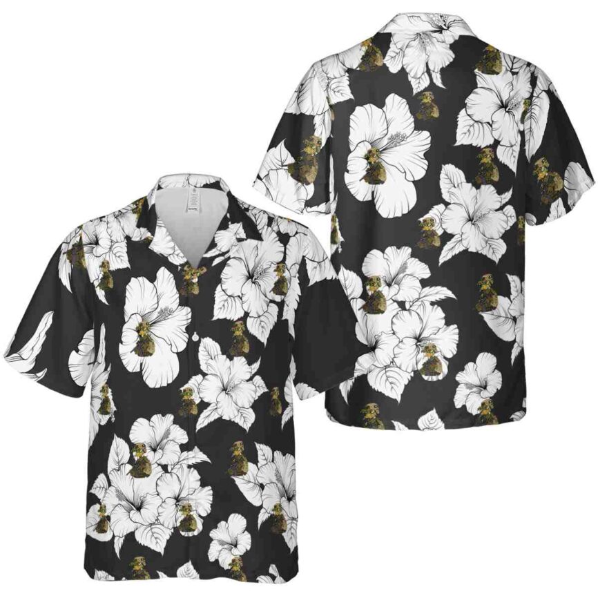 Tactical Hibiscus Flower Hawaiian Shirt Premium grade