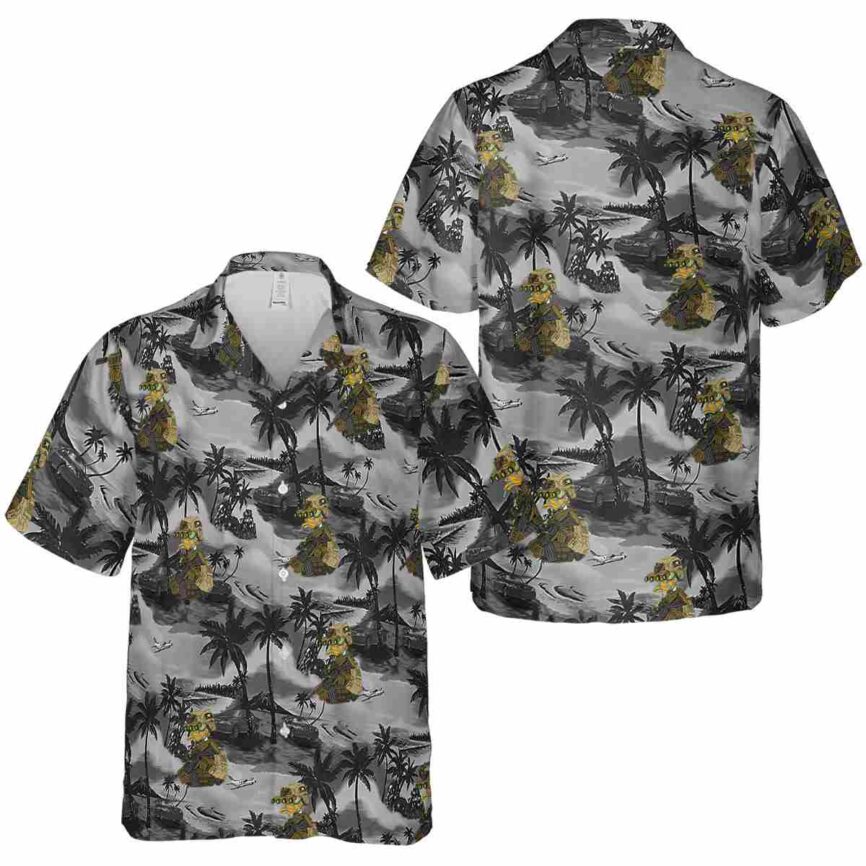 Tactical Island Beach Hawaiian Shirt Premium grade