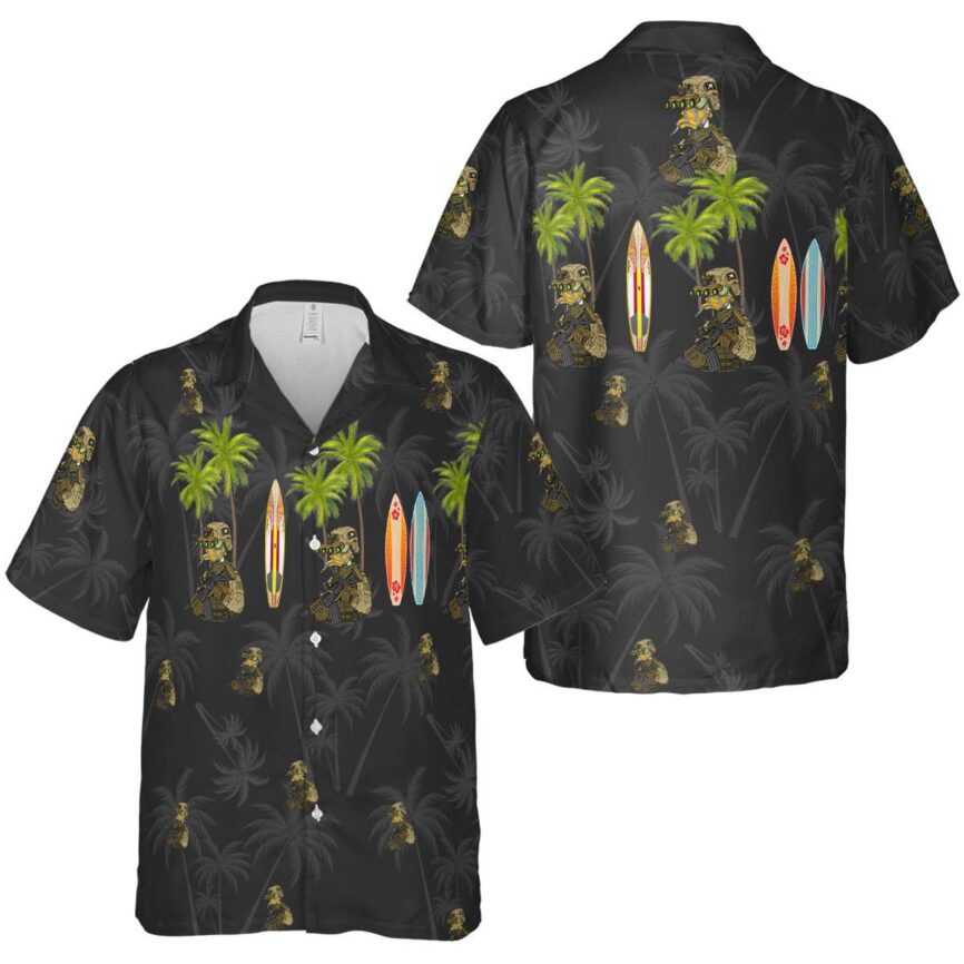Tactical Island Theme Hawaiian Shirt Premium grade