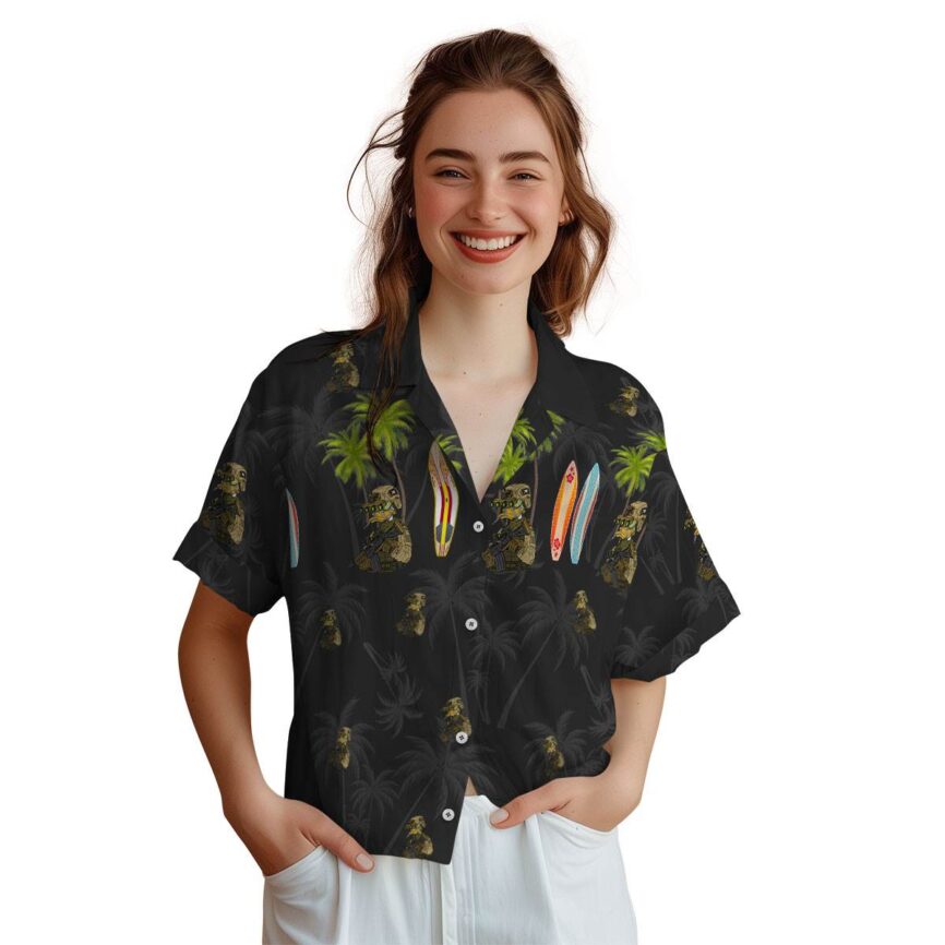 Tactical Island Theme Hawaiian Shirt Top rated