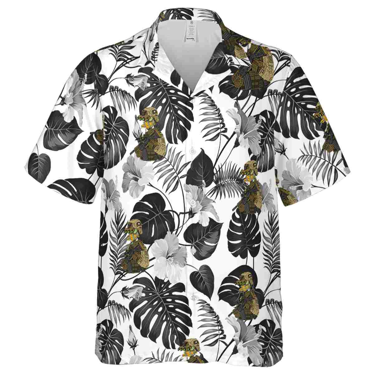 Tactical Leaf Pattern Hawaiian Shirt Fashion forward Tactical Leaf Pattern Hawaiian Shirt Fashion forward