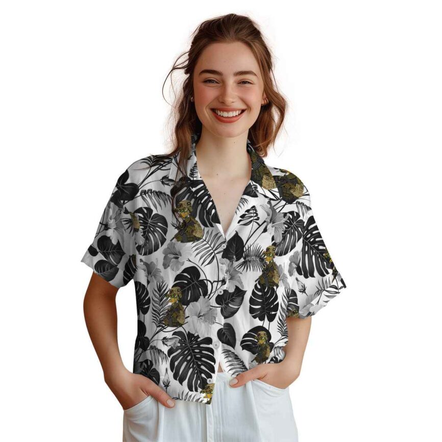 Tactical Leaf Pattern Hawaiian Shirt Top rated