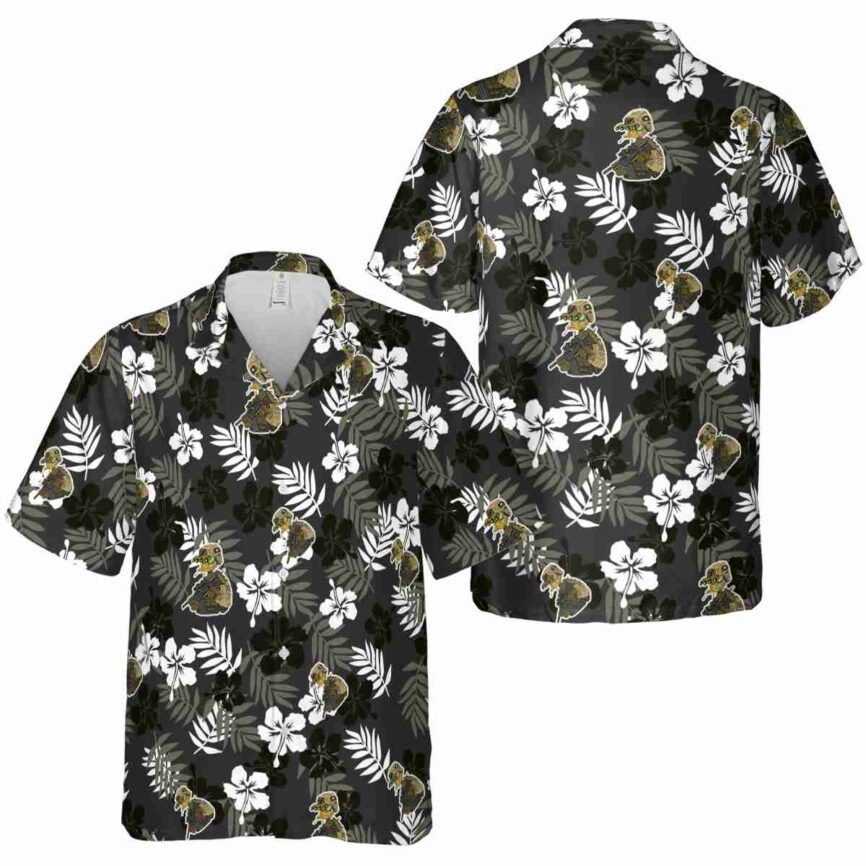 Tactical Leafy Hibiscus Hawaiian Shirt Premium grade